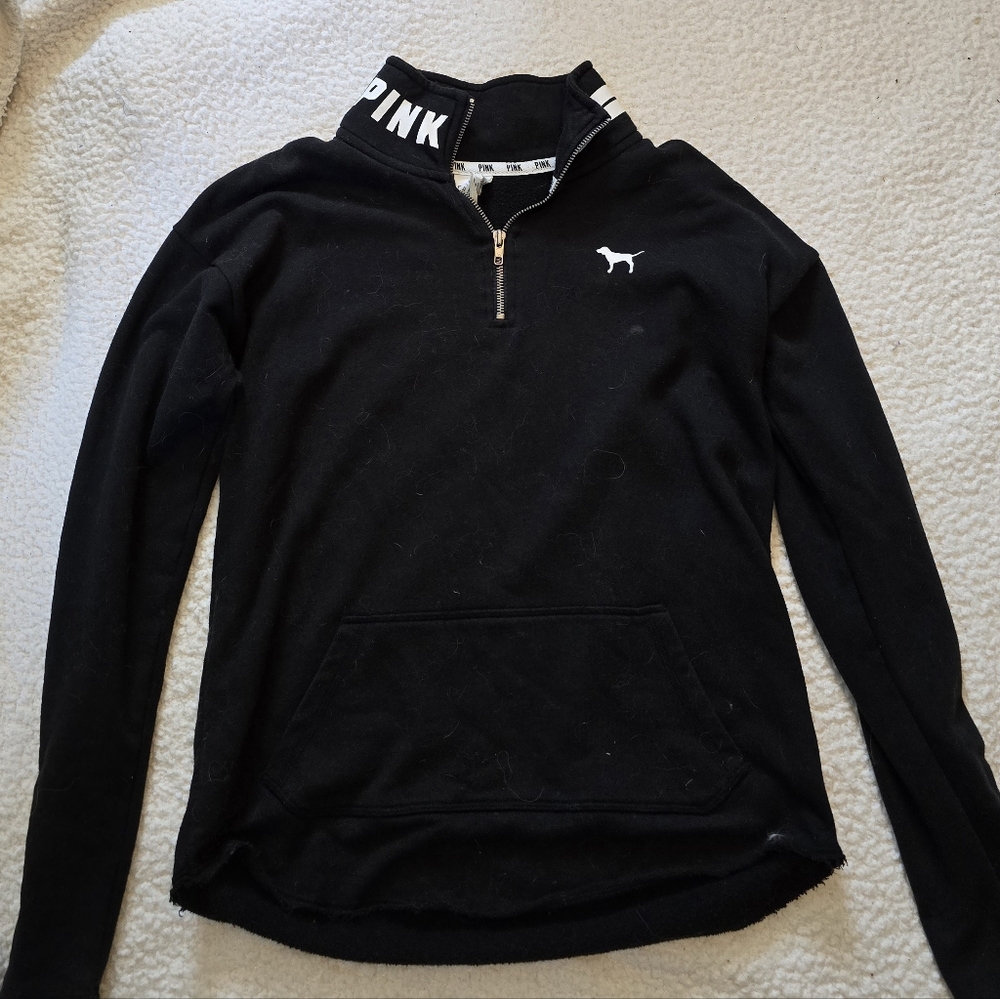 PINK black sweat shirt